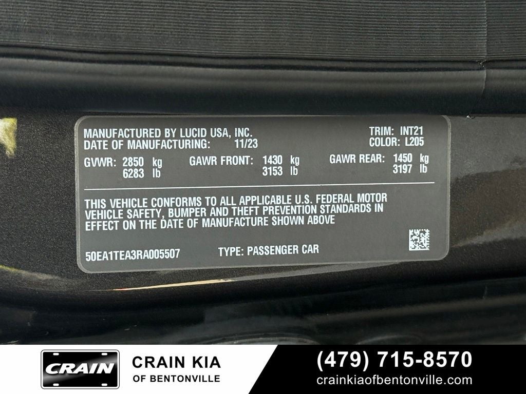 2024 Lucid Air Touring - AWD / CLEAN CARFAX / ONE OWNER