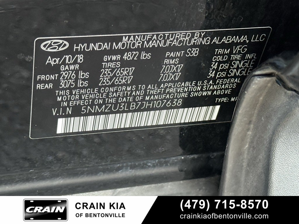 2018 Hyundai SANTA FE SPORT 2.4 Base - CLEAN CARFAX