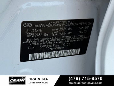 2017 Hyundai ELANTRA SE