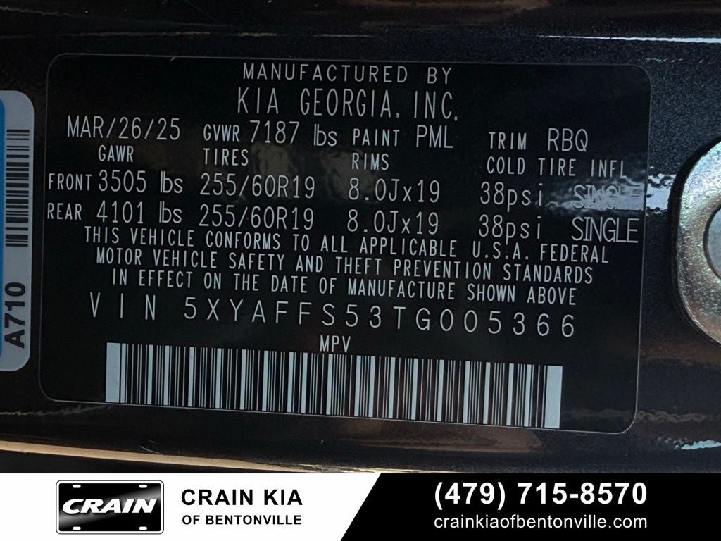 2026 Kia EV9 Wind - KIA CPO / AWD / SUNROOF / ONE OWNER