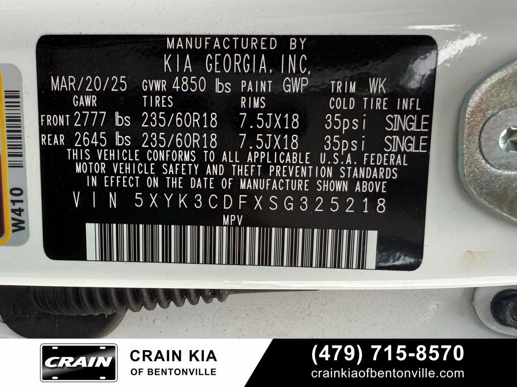 2025 Kia Sportage EX - KIA CPO / PANORAMIC SUNROOF / AWD