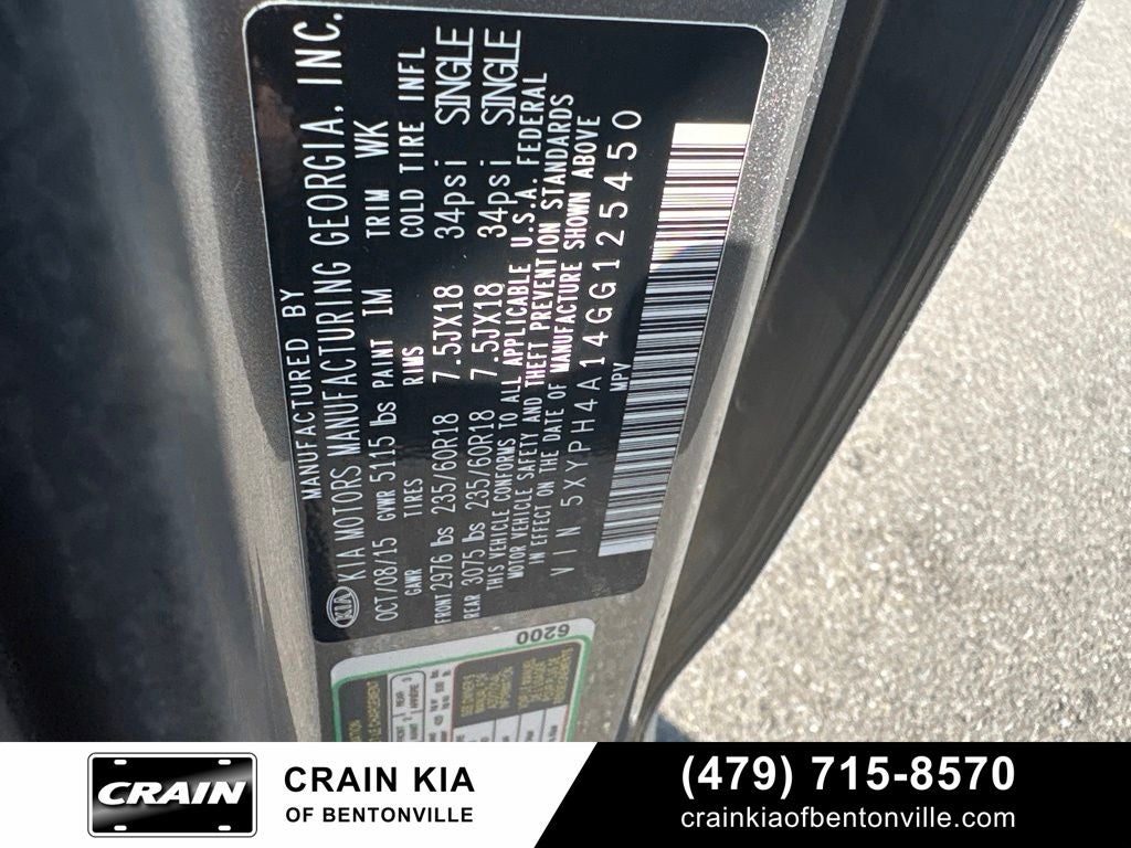 2016 Kia Sorento EX - CLEAN CARFAX HISTORY