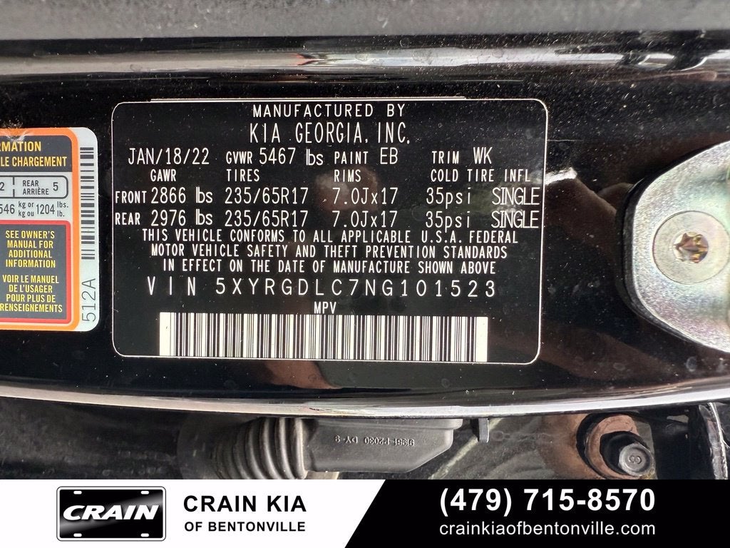 2022 Kia Sorento LX - AWD / CLEAN CARFAX