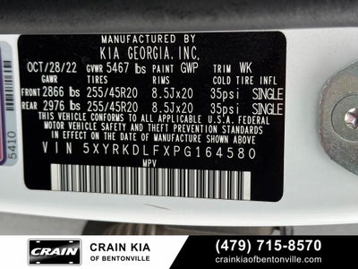 2023 Kia Sorento SX - AWD / PANORAMIC SUNROOF / ONE OWNER