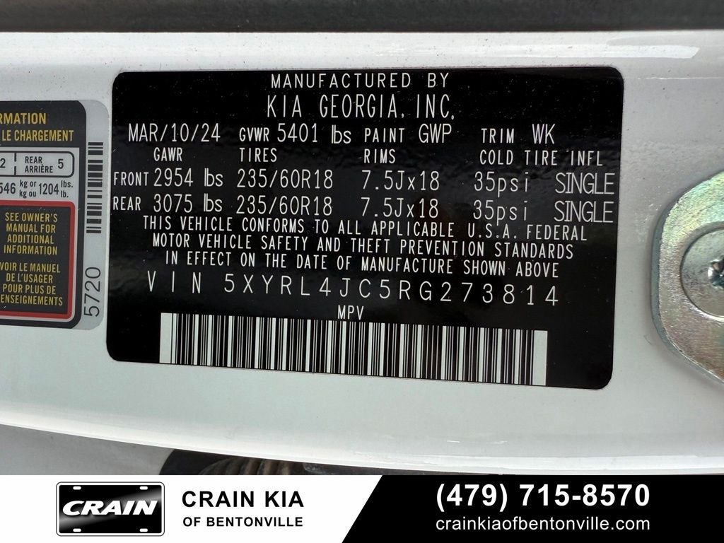 2024 Kia Sorento S - KIA CPO / CLEAN CARFAX / ONE OWNER
