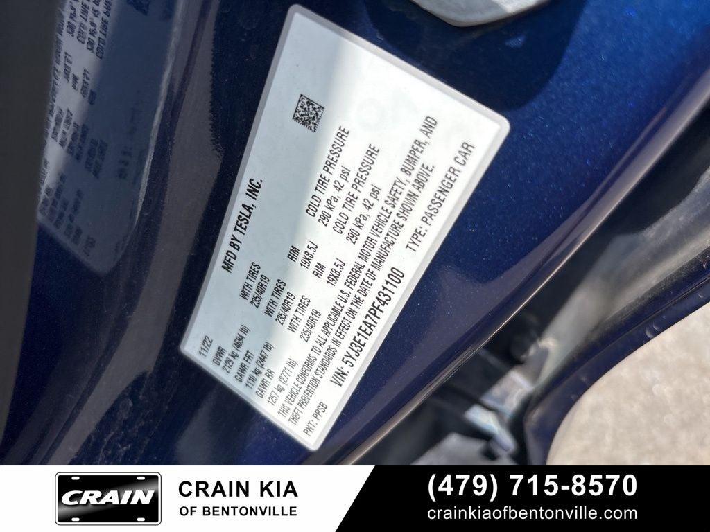 2023 Tesla Model 3 Base - CARFAX ONE OWNER