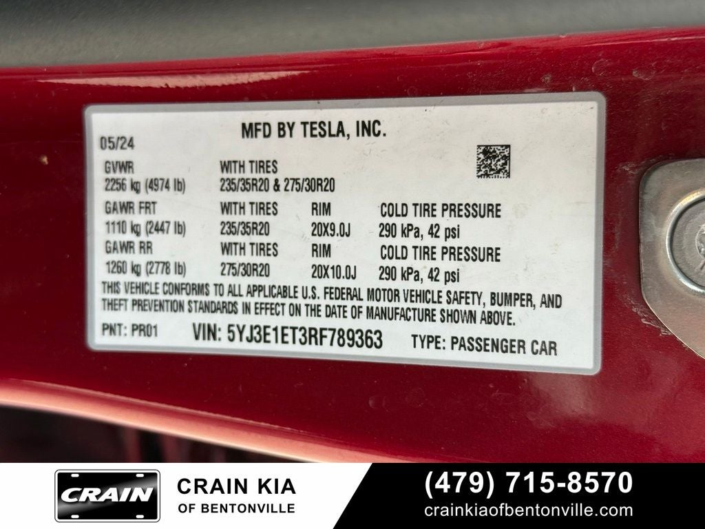 2024 Tesla Model 3 Performance - AWD / CLEAN CARFAX / ONE OWNER