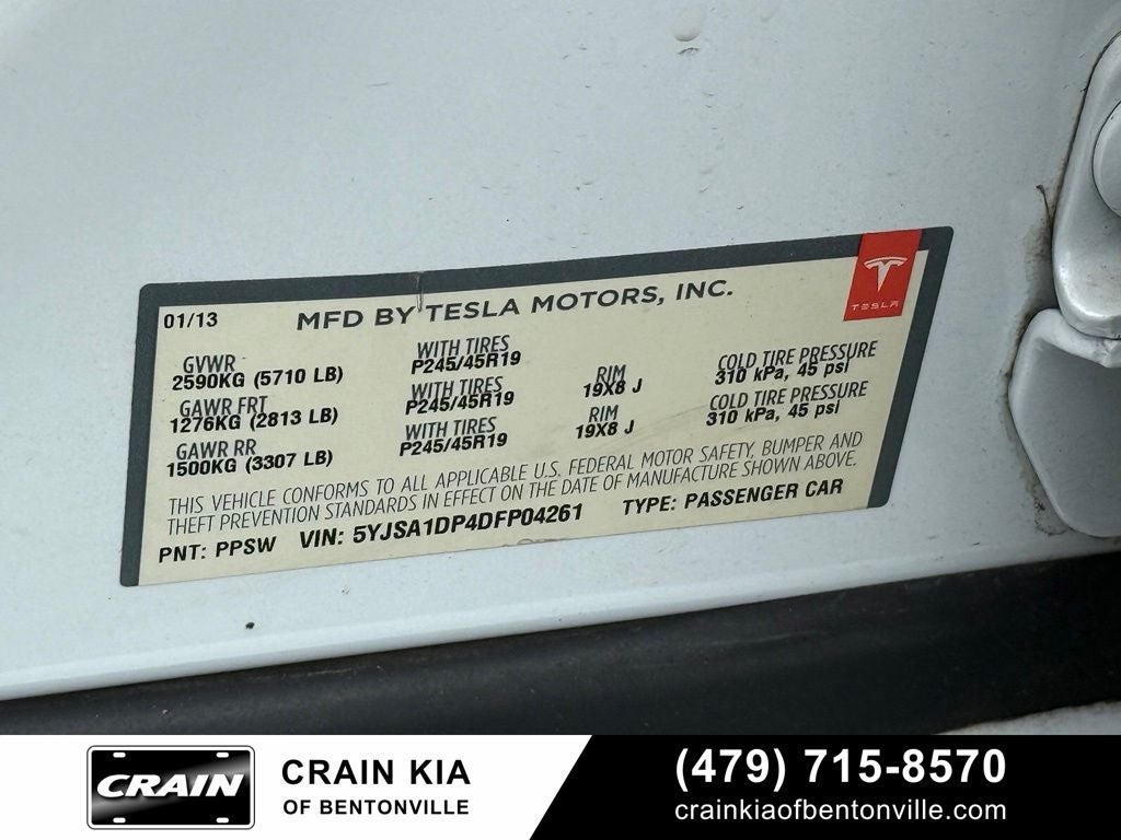 2013 Tesla Model S Performance - WHOLESALE / AS-IS