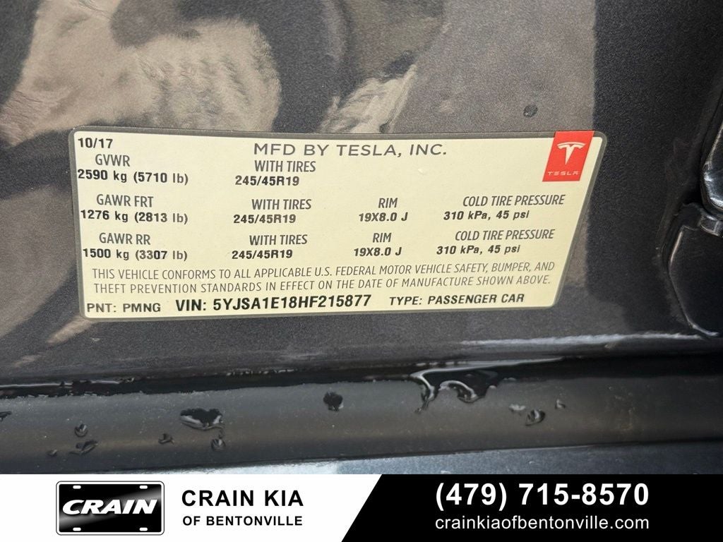 2017 Tesla Model S 75 - CLEAN CARFAX / ONE OWNER