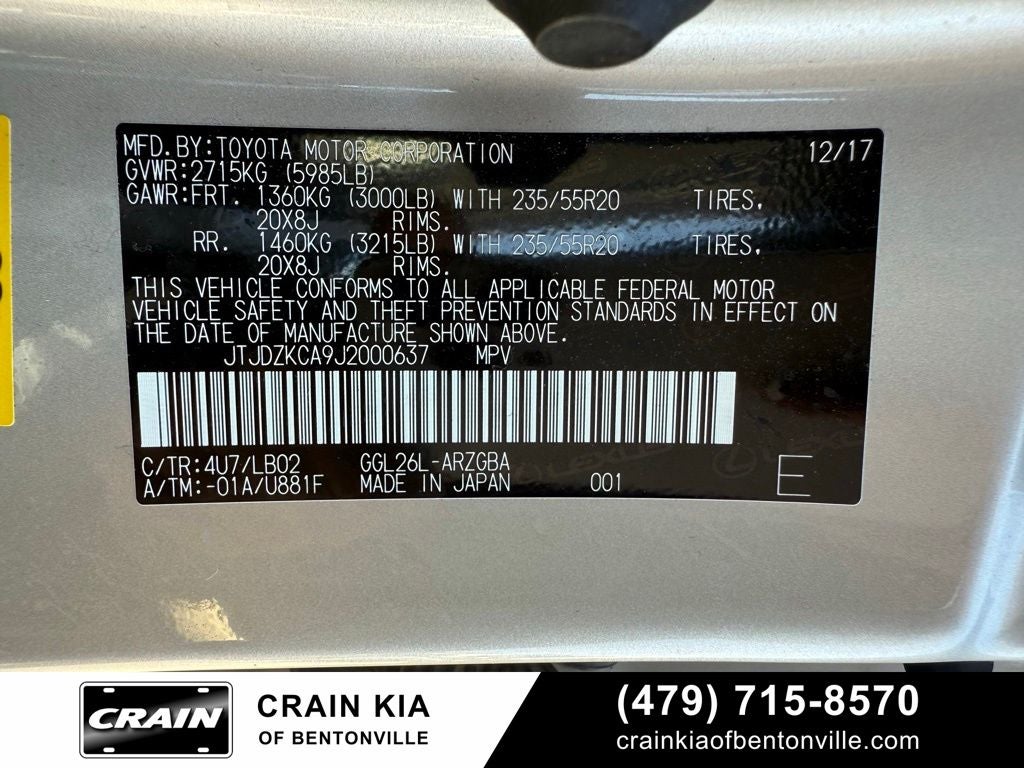 2018 Lexus RX 350L - AWD / SUNROOF / CLEAN CARFAX