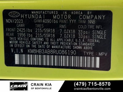 2024 Hyundai KONA SEL - CLEAN CARFAX / ONE OWNER