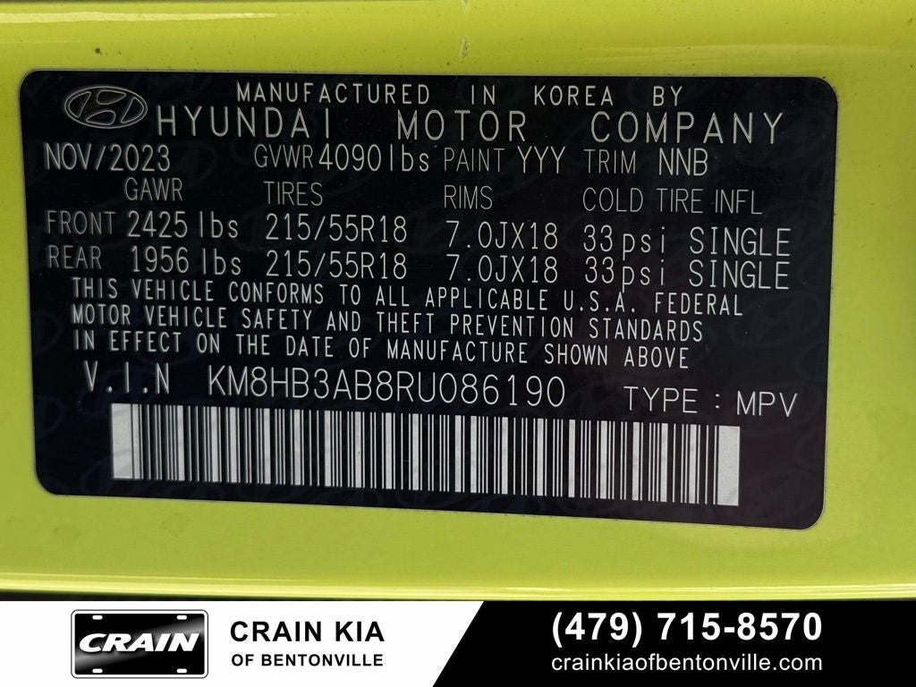 2024 Hyundai KONA SEL - CLEAN CARFAX / ONE OWNER