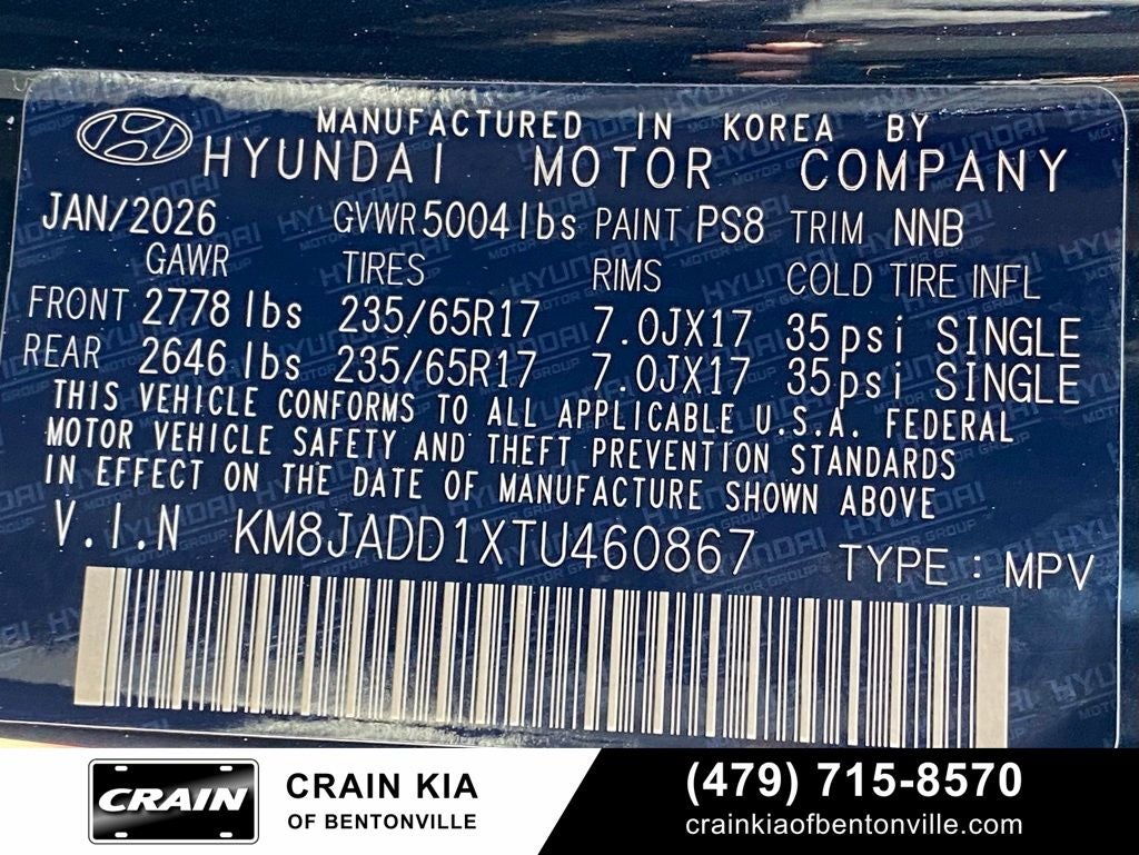 2026 Hyundai TUCSON HYBRID Blue SE - AWD / CLEAN CARFAX / ONE OWNER