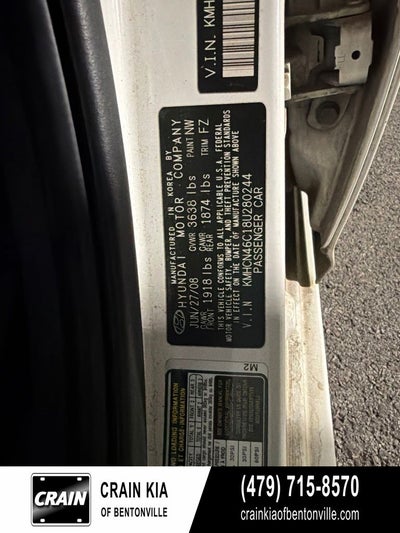 2008 Hyundai ACCENT GLS - WHOLESALE / AS-IS