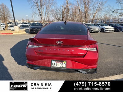 2023 Hyundai ELANTRA Limited - SUNROOF / CLEAN CARFAX / ONE OWNER