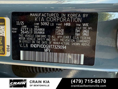 2026 Kia Sportage Hybrid EX - KIA CPO / AWD / PANORAMIC SUNROOF / ONE OWNER