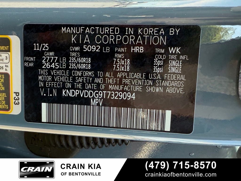 2026 Kia Sportage Hybrid EX - KIA CPO / AWD / PANORAMIC SUNROOF / ONE OWNER