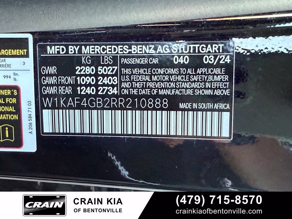 2024 Mercedes-Benz C-Class C 300