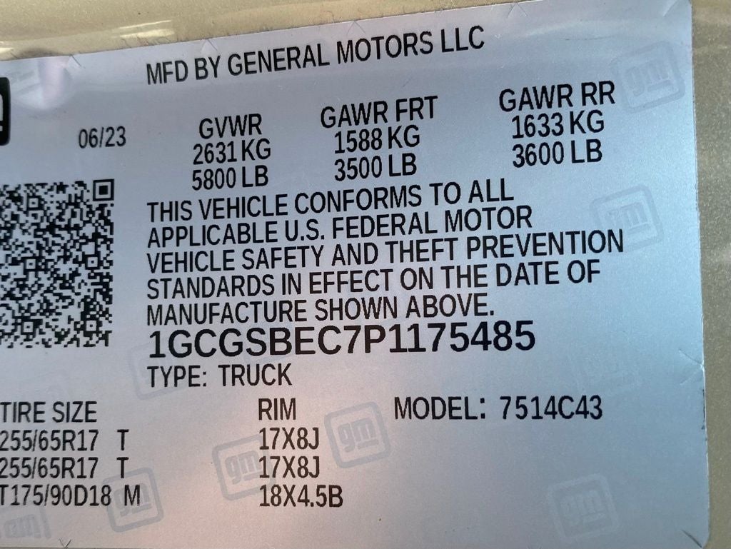 2023 Chevrolet Colorado Work Truck ONE OWNER / NAV