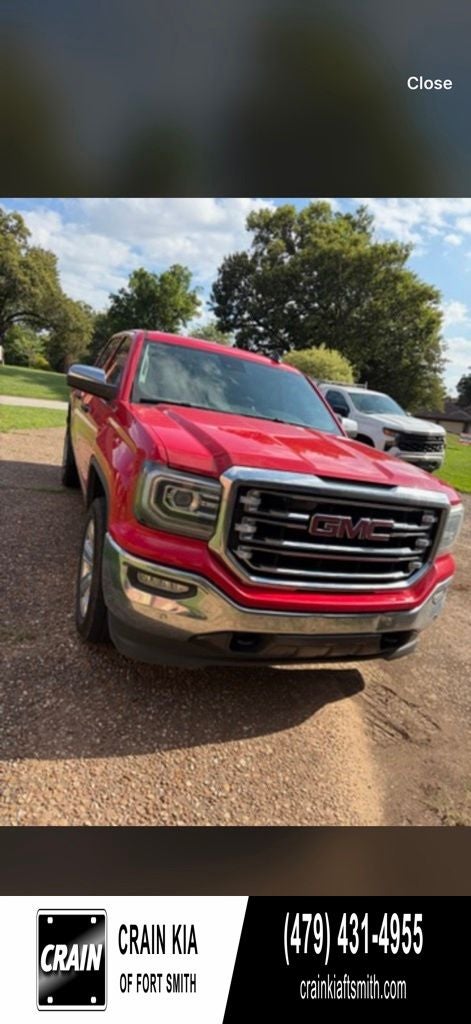 2017 GMC Sierra 1500 SLT 4X4 / LEATHER / CLEAN CARFAX