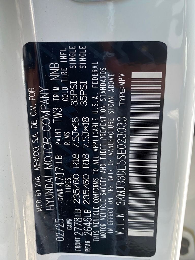 2025 Hyundai TUCSON SEL HEATED SEATS / ONE OWNER