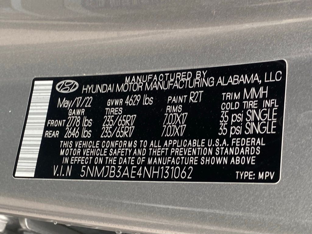 2022 Hyundai TUCSON SEL ONE OWNER / HEATED SEATS