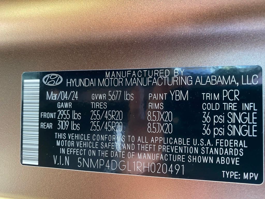 2024 Hyundai SANTA FE Limited AWD / ONE OWNER / FULLY LOADED