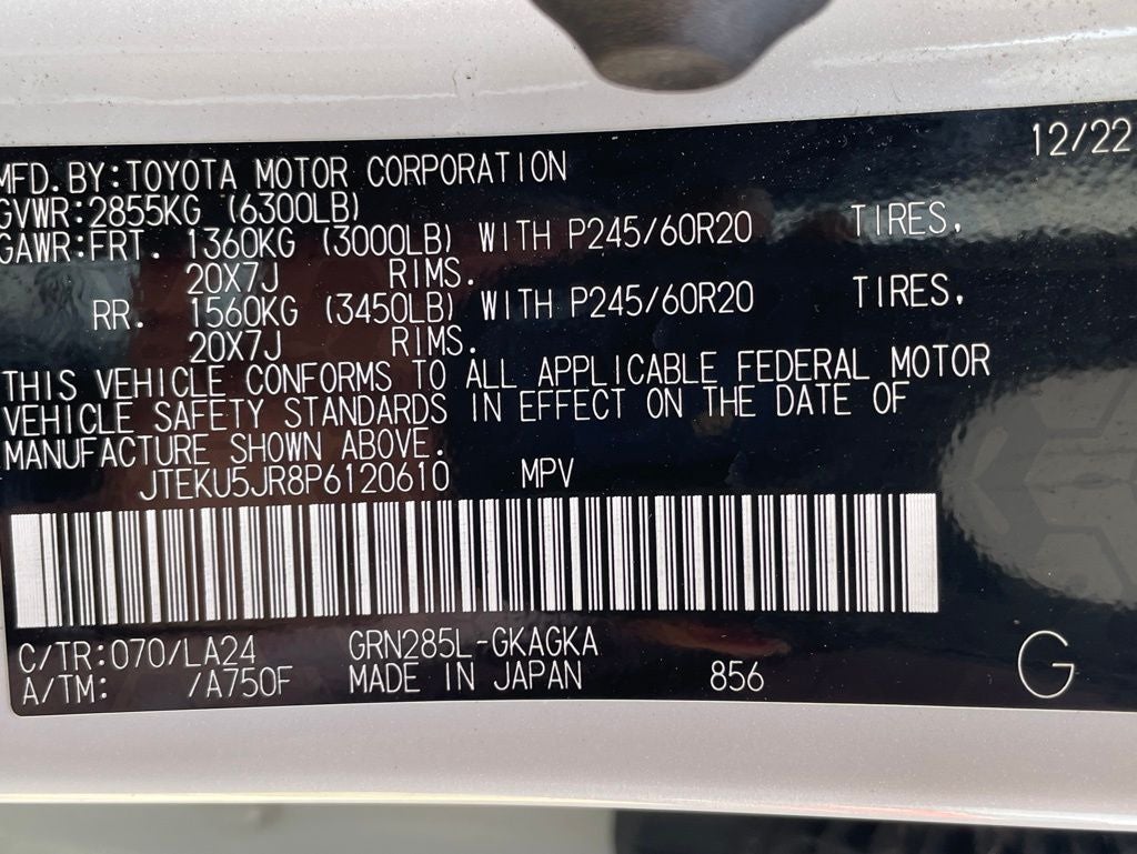 2023 Toyota 4Runner Limited 4X4 / JBL AUDIO / HEATED SEATS