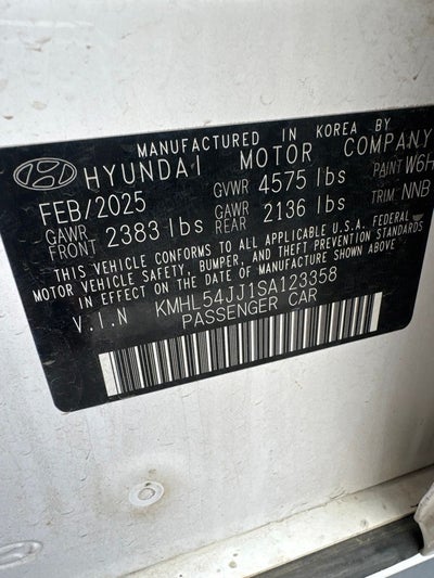 2025 Hyundai SONATA HYBRID Limited