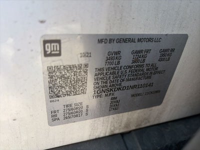 2022 Chevrolet Suburban Z71 1 OWNER