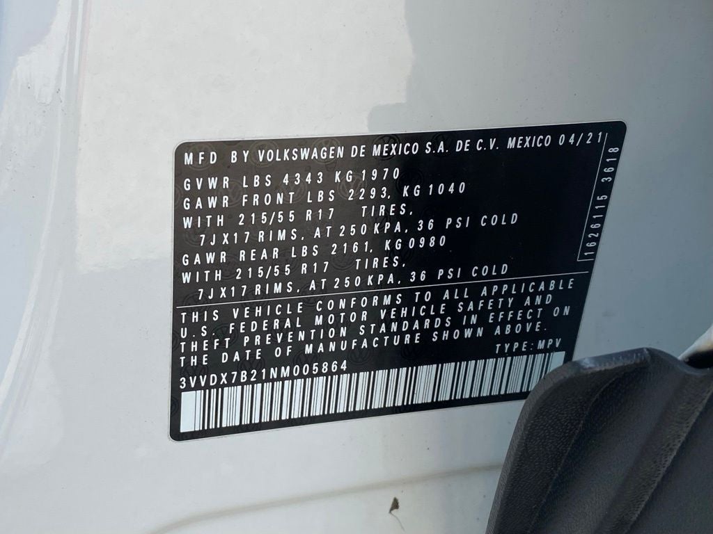 2022 Volkswagen Taos 1.5T S