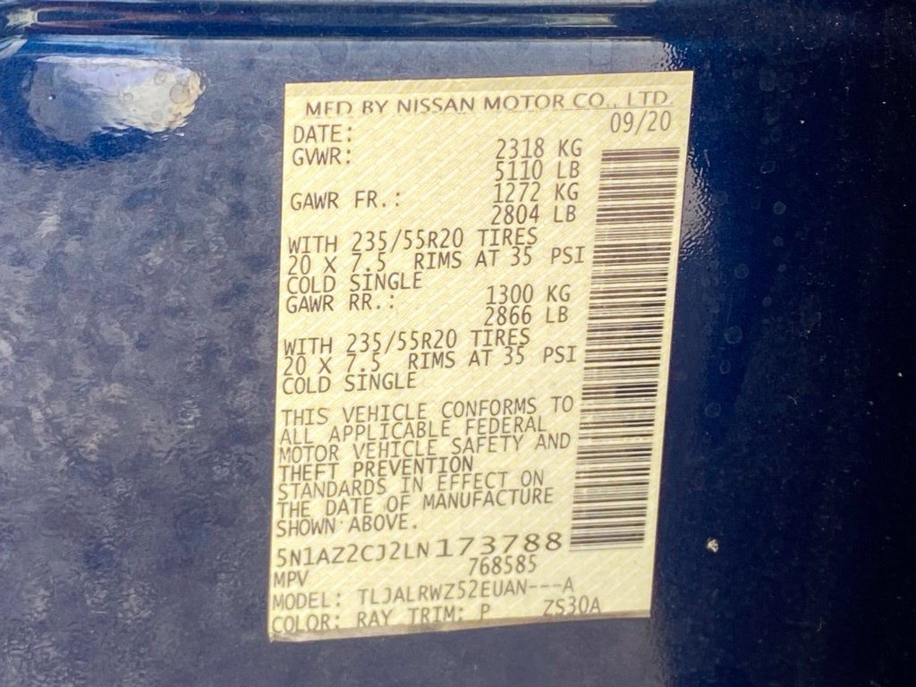 2020 Nissan Murano SL