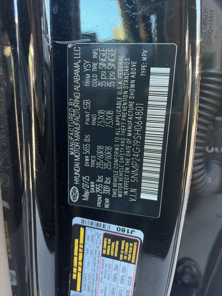 2025 Hyundai SANTA FE HYBRID SEL CLEAN 1-OWNER CARFAX!