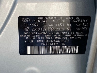 2025 Hyundai SONATA SEL