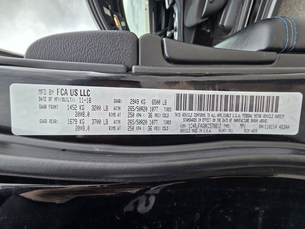 2019 Jeep Grand Cherokee Upland Edition