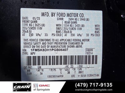 2023 Ford Explorer XLT Ford Co-Pilot360 Assist+