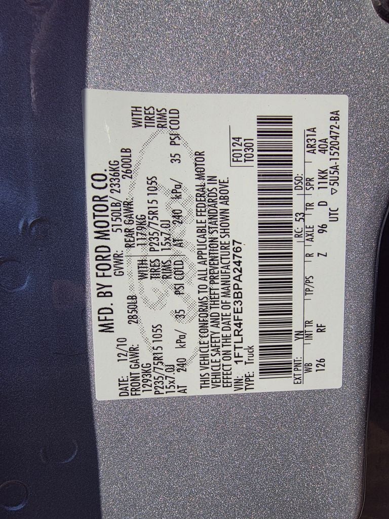 2011 Ford Ranger XLT