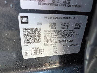 2021 GMC Sierra 1500 AT4