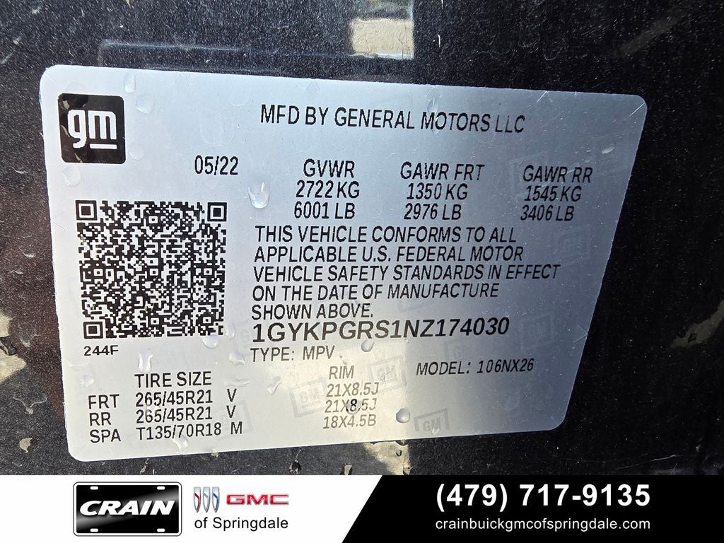 2022 Cadillac XT6 Sport
