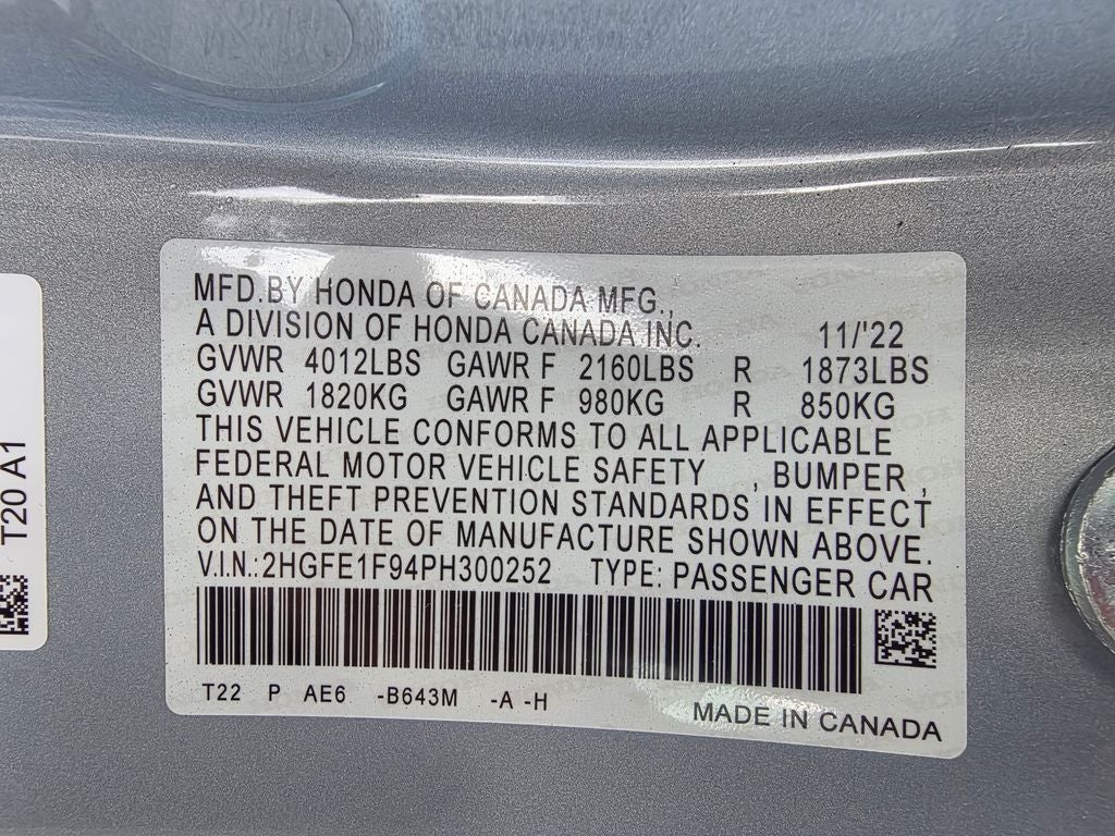 2023 Honda Civic Touring