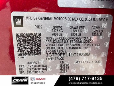 2020 GMC Sierra 1500 AT4