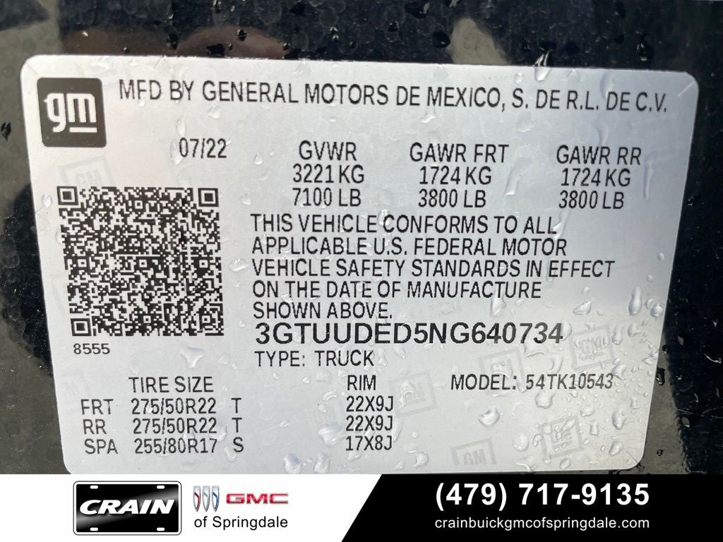 2022 GMC Sierra 1500 SLT