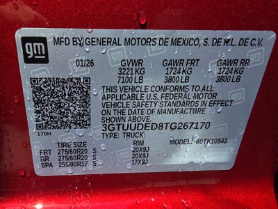 2026 GMC Sierra 1500 SLT