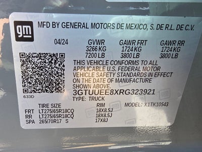 2024 GMC Sierra 1500 AT4