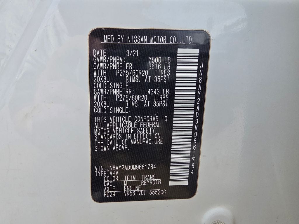 2021 Nissan Armada SV