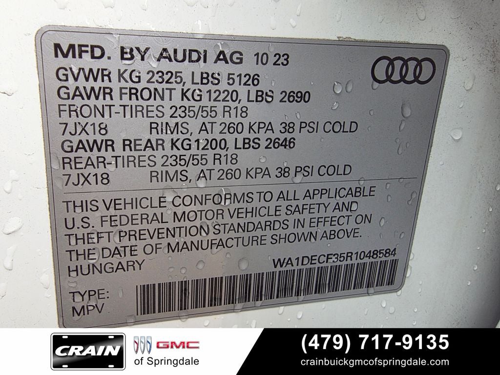 2024 Audi Q3 Premium Plus S Line quattro