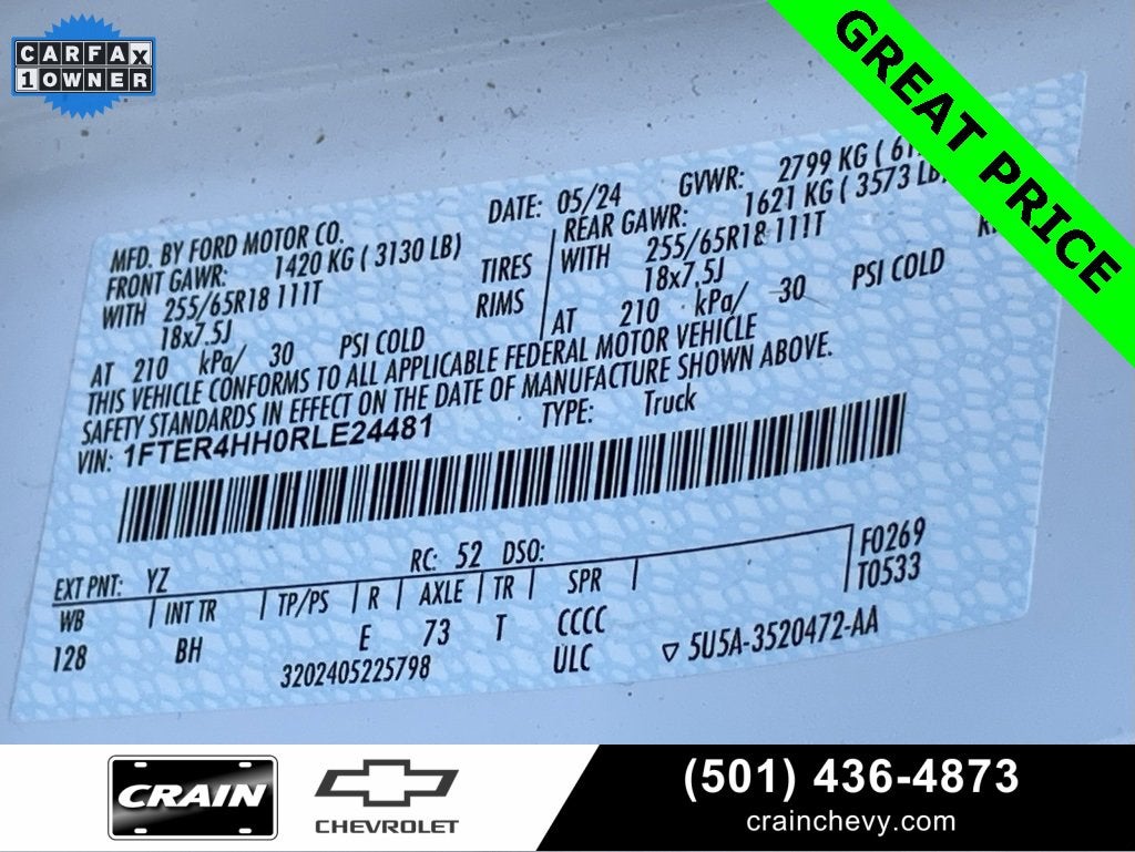 2024 Ford Ranger XLT