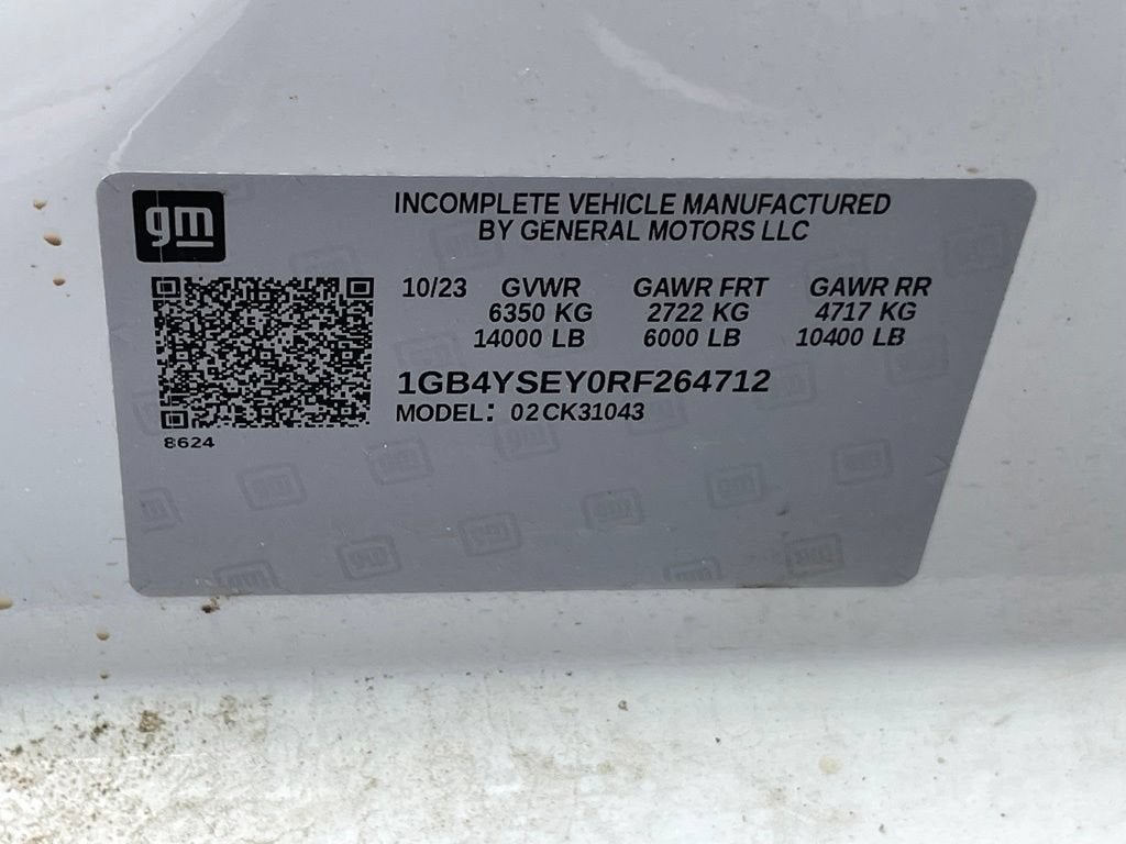 2024 Chevrolet Silverado 3500 HD Chassis Cab Work Truck