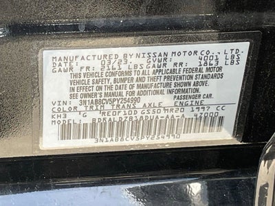 2023 Nissan Sentra SV