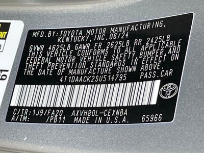 2025 Toyota Camry LE